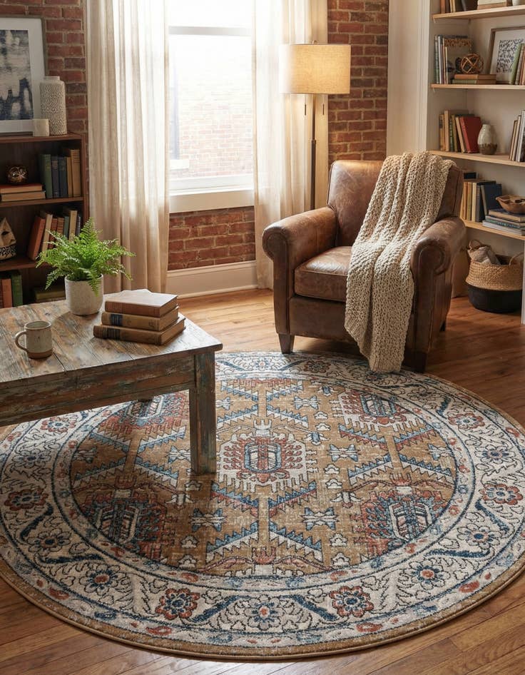 Detail image of  6' x 6' Nyla Round Rug