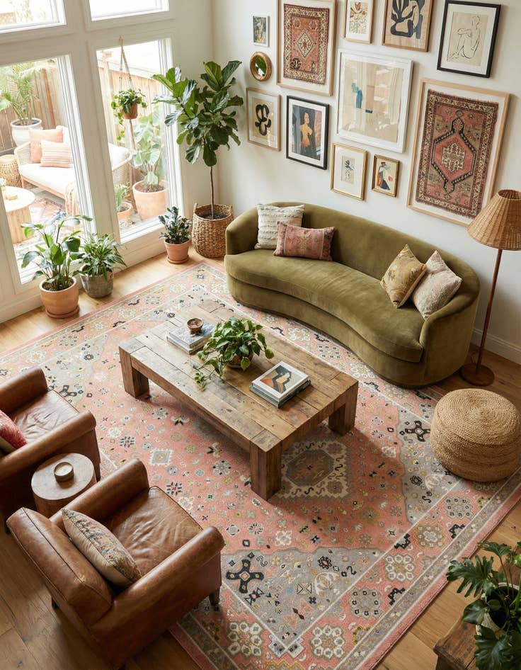 Detail image of 10' x 14' Kamala Washable Rug