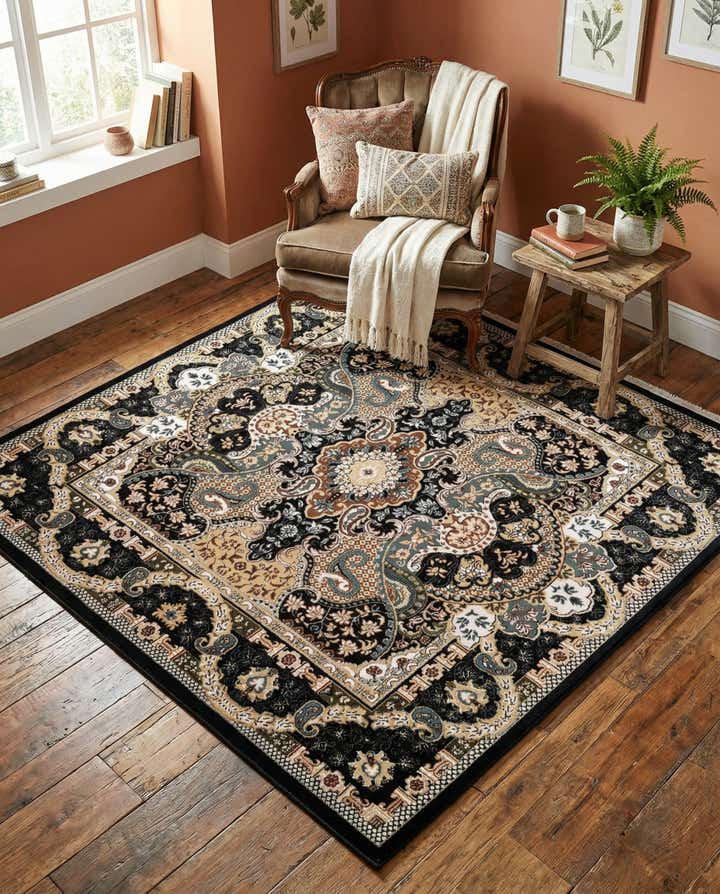 6' 1 x 6' 1 Nain Design Square Rug