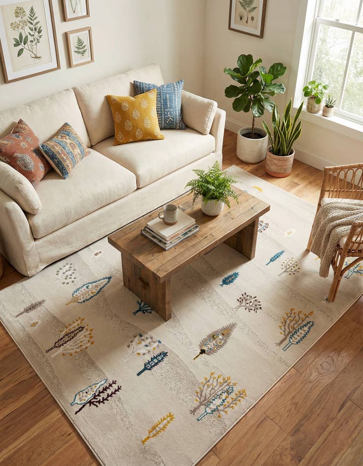 Detail image of 5' 3 x 8' Laguna Rug