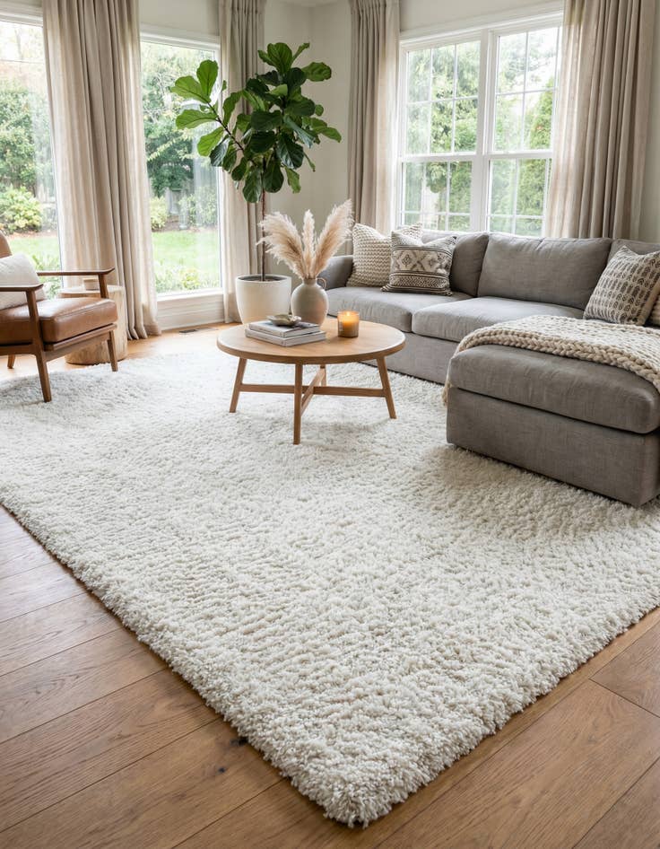 Detail image of 7' x 10' Zermatt Shag Rug