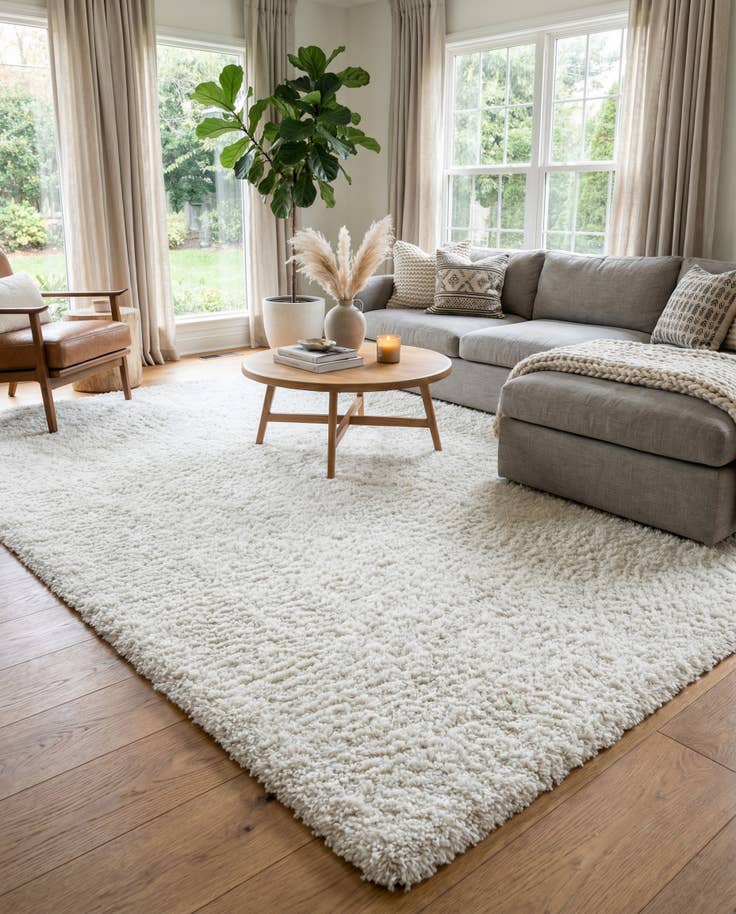 Detail image of 7' x 10' Zermatt Shag Rug
