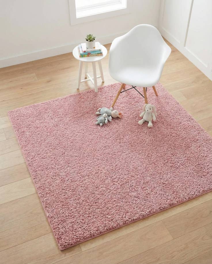 Detail image of 5' 3 x 5' 3 Zermatt Shag Square Rug