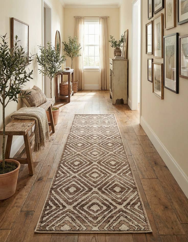 Detail image of 2' 6 x 13' Hermitage Runner Rug