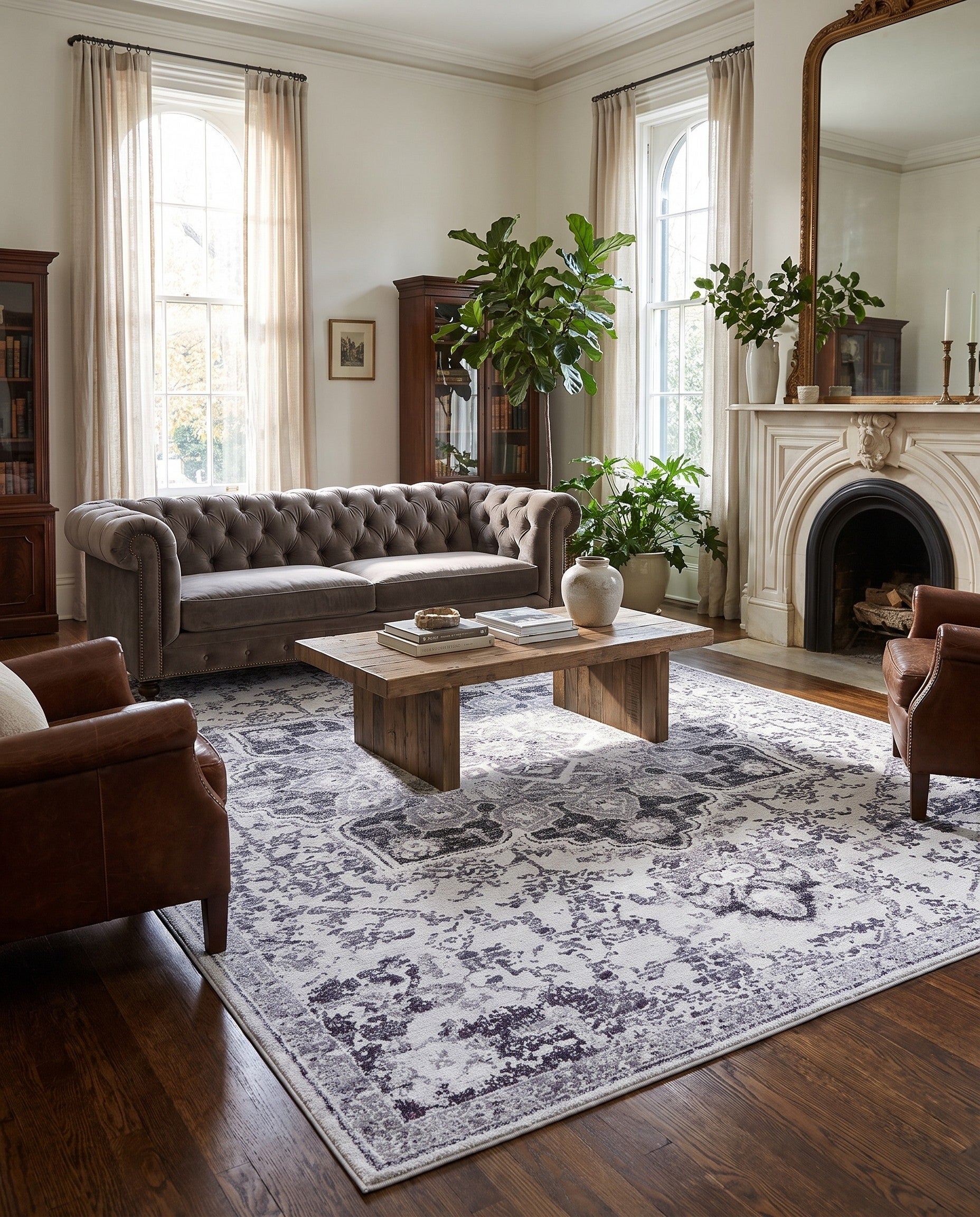 10' 6 x 14' Washable Renaissance Rug
