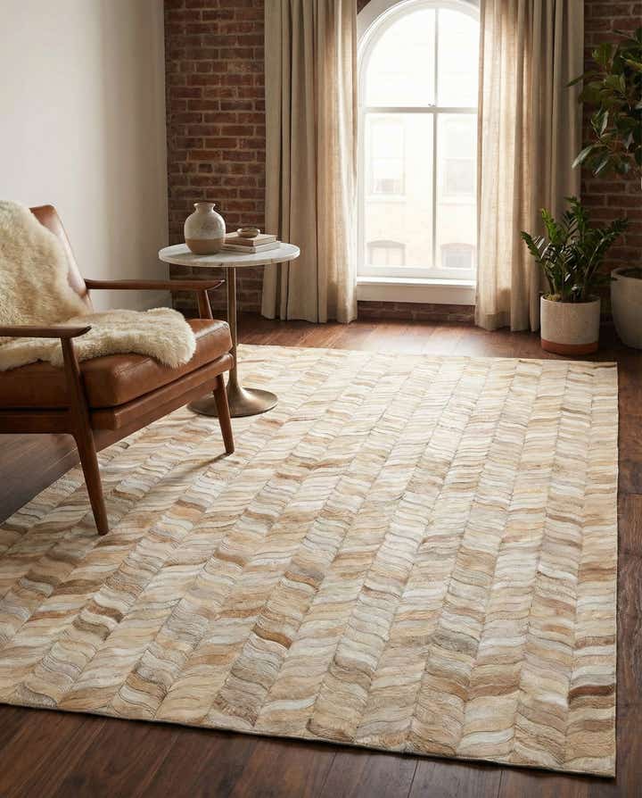 4' x 5' 11 Cowhide Stocks Rug