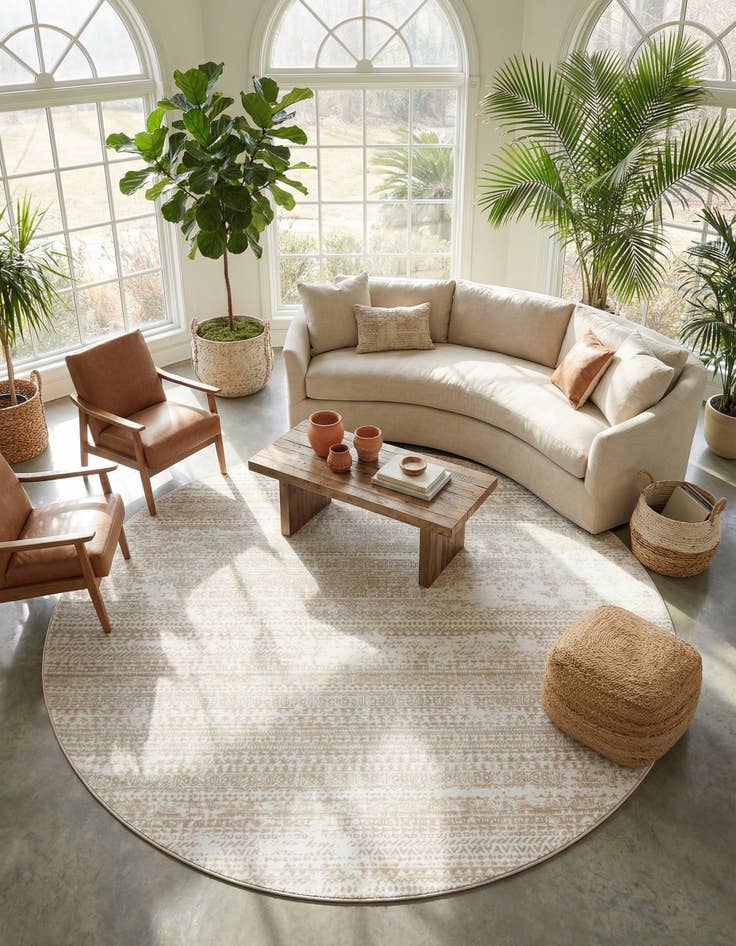 Detail image of 10' 8 x 10' 8 Hermitage Round Rug