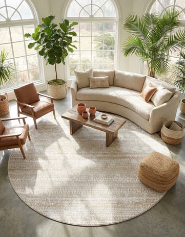 10' 8 x 10' 8 Hermitage Round Rug