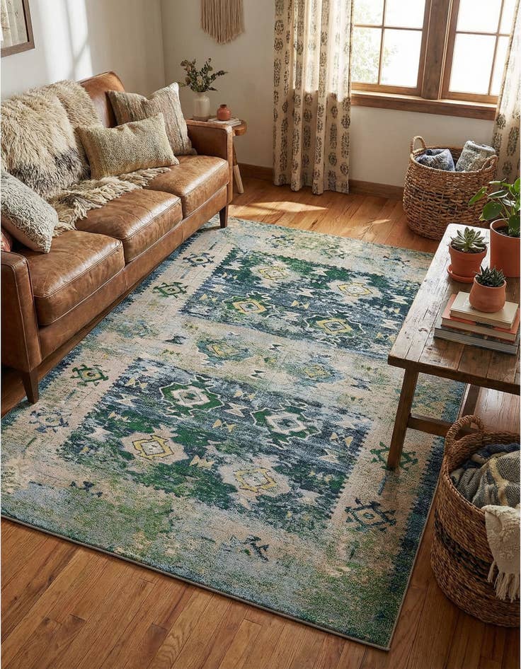 Detail image of 8' x 10' Washable El Paso Rug