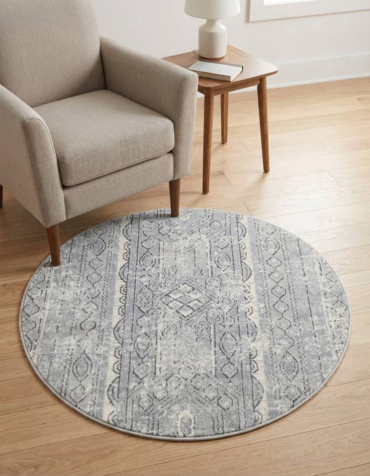 Detail image of 3' x 3' Oregon Round Rug