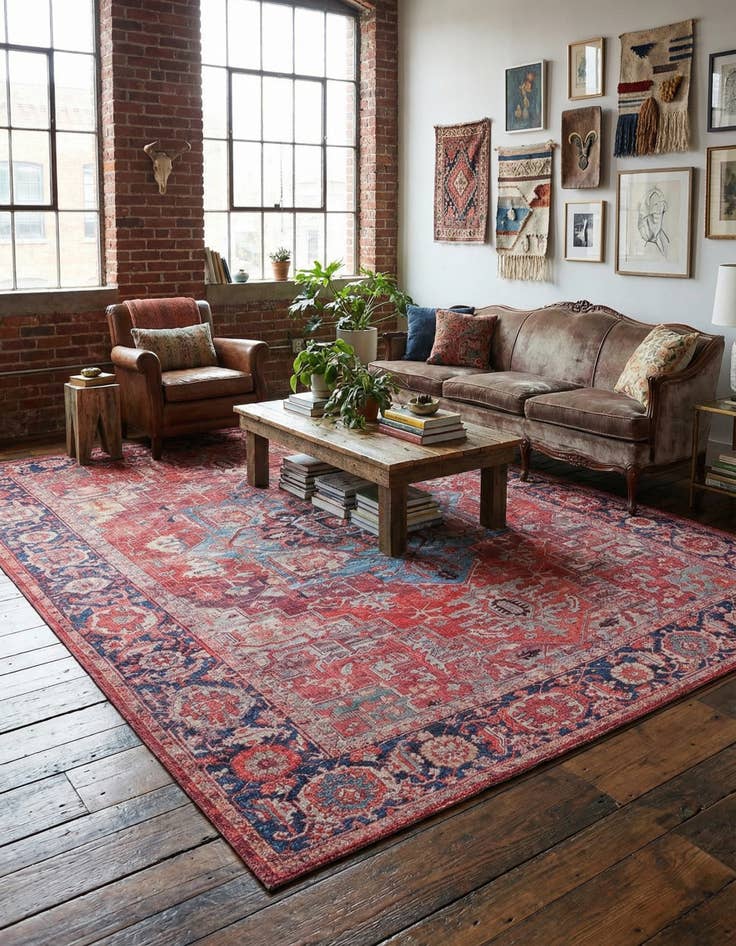 Detail image of 10' 6 x 13' Washable Maahru Rug