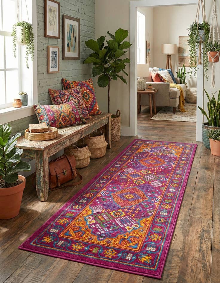 Detail image of 2' x 6' Calypso Runner Rug