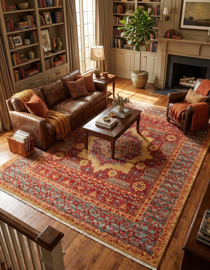 Detail image of 10' x 11' 4 Mamluk Rug