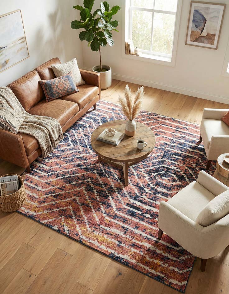 Detail image of 7' 10 x 7' 10 Tagine Square Rug