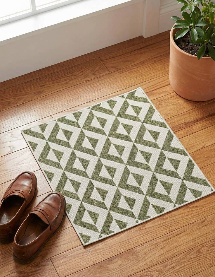 Detail image of 1' 4 x 1' 4 Washable Jill Zarin Napa Indoor / Outdoor Sample Rug