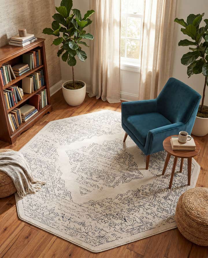 5' x 5' Isabella Octagon Rug
