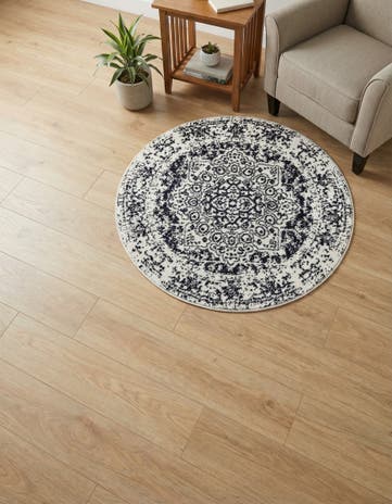 Blue Arlington Round Rug