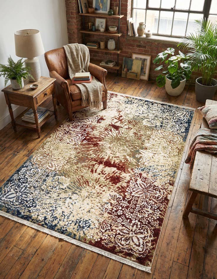 Detail image of 4' x 6' Nain Design Rug