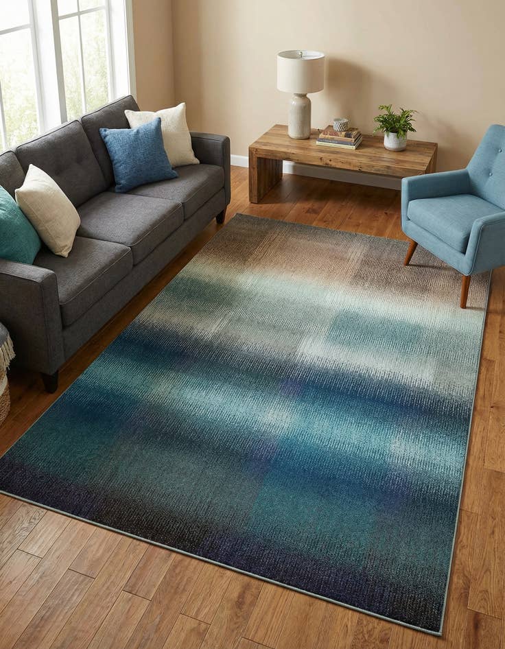 Detail image of 7' x 10'  Washable Casablanca Rug