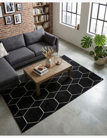 5' 3 x 8' Trellis Frieze Rug