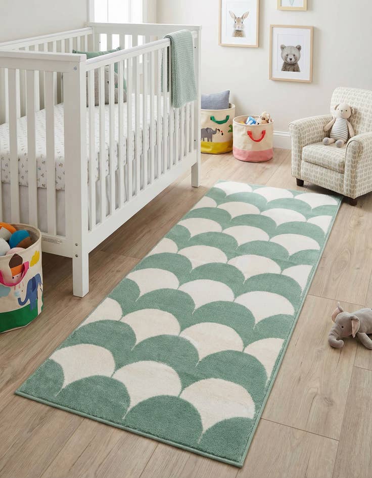 Detail image of 2' x 5' Whimsy Kids Runner Rug