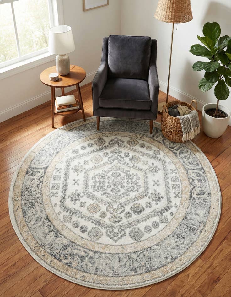 Detail image of 5' x 5' Aurelia Round Rug