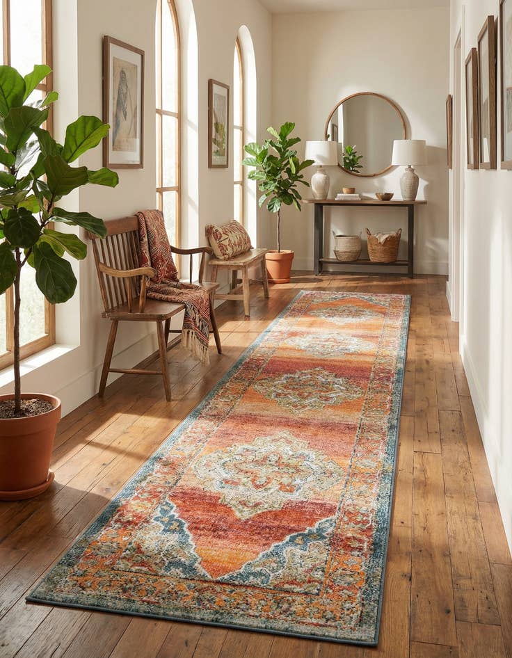 Detail image of 2' 7 x 16' 5 Isabella Runner Rug