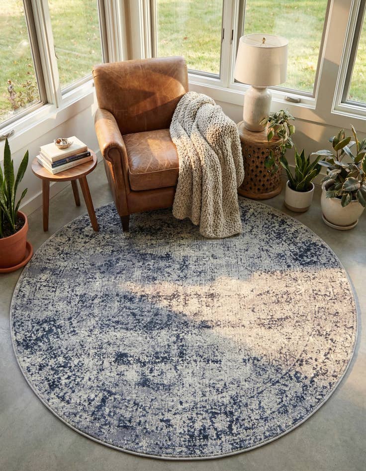 Detail image of 5' 3 x 5' 3 Eliza Round Rug