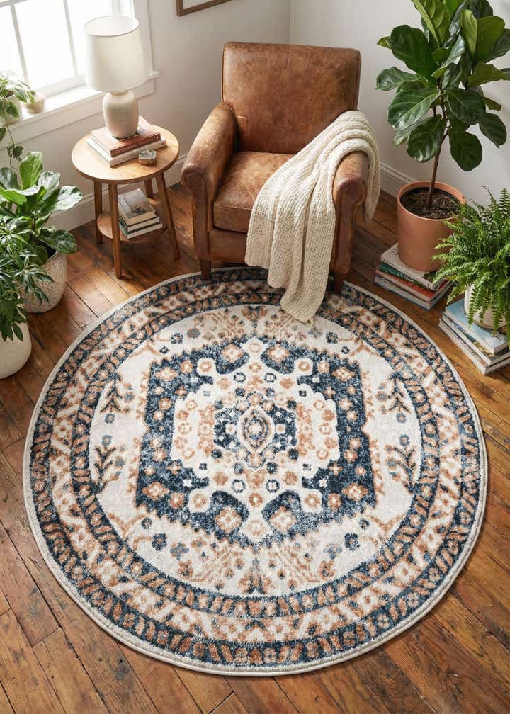 5' x 5' Oxford Round Rug