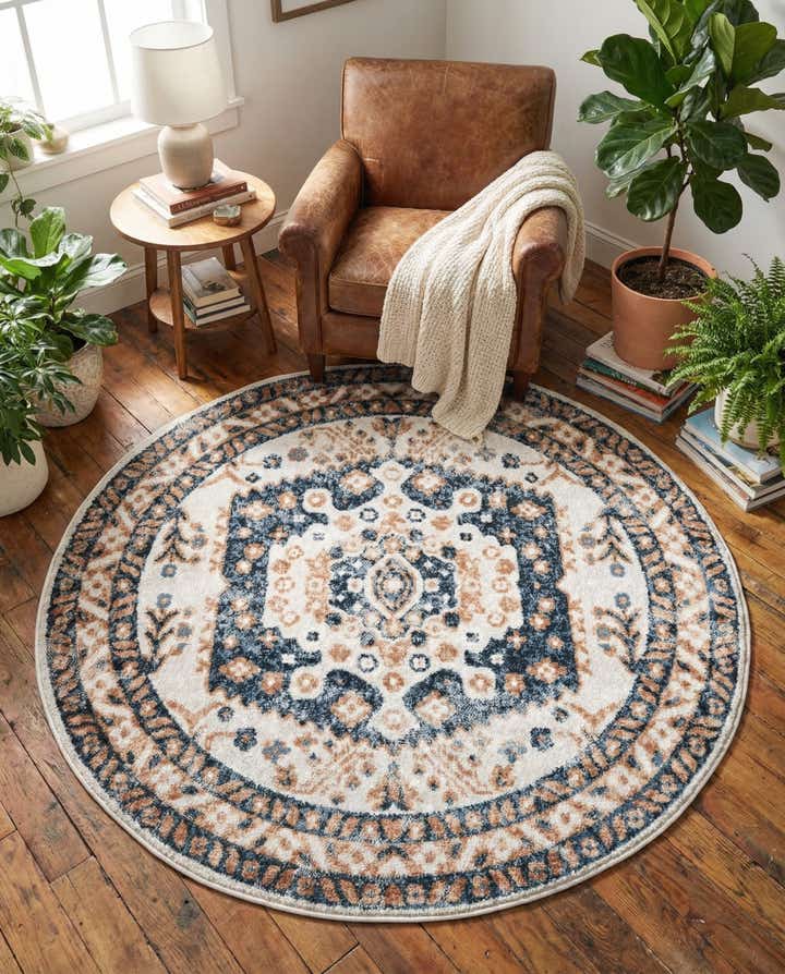 5' x 5' Oxford Round Rug