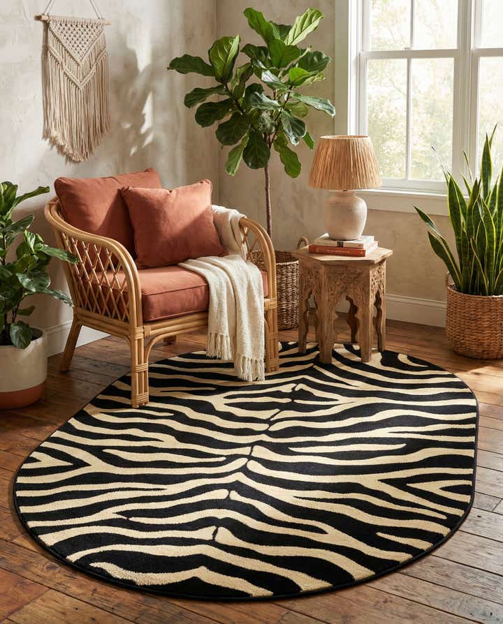 5' 3 x 8' Savannah Oval Rug
