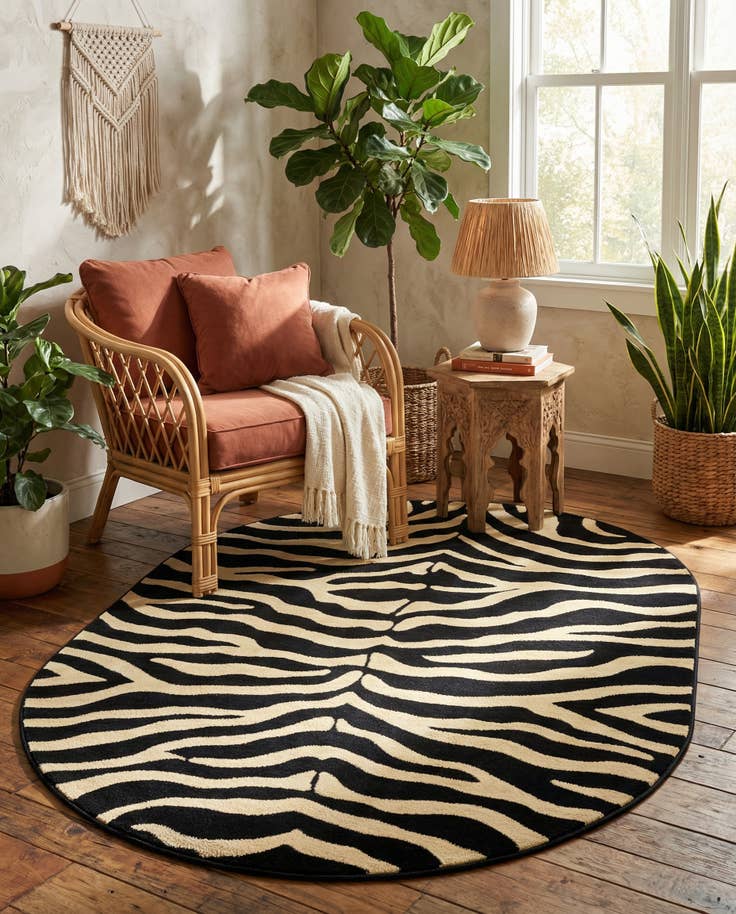 Detail image of 5' 3 x 8' Savannah Oval Rug