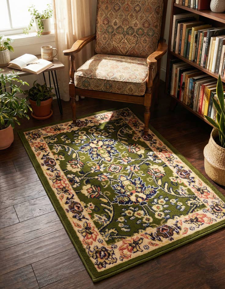 Detail image of 2' x 3' Kashan Design Rug