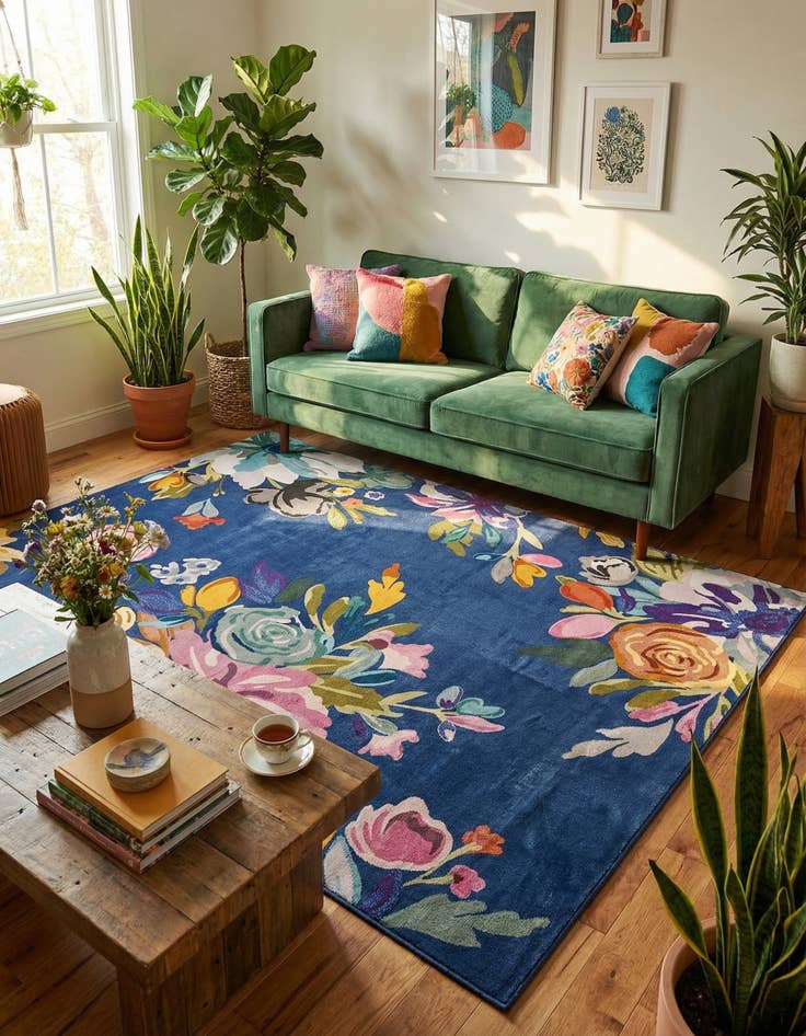 Detail image of 7' 10 x 10' Blossom Rug