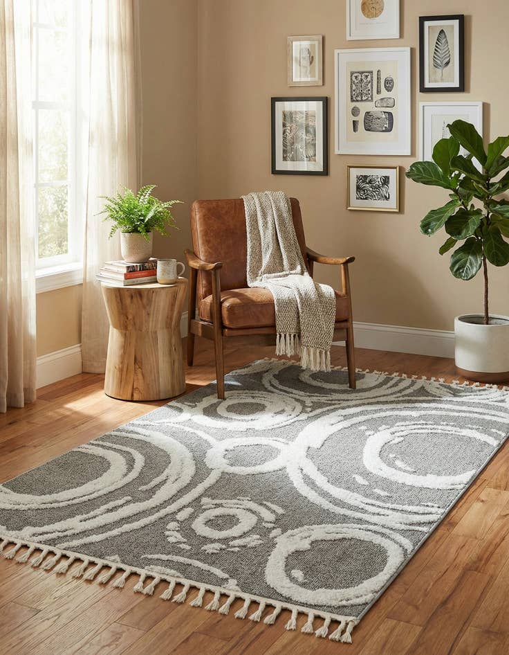 Detail image of 5' 3 x 8' Boho Rug