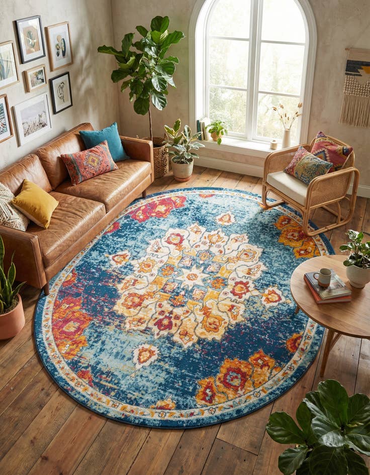 Detail image of 7' 10 x 10' Parker Oval Rug