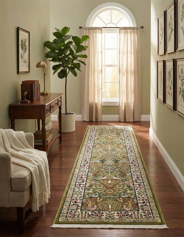 Detail image of 2' x 8' Nain Design Runner Rug