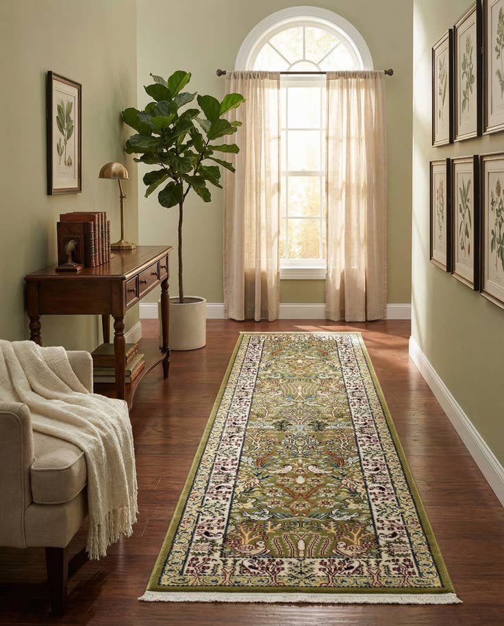 Detail image of 2' x 8' Nain Design Runner Rug