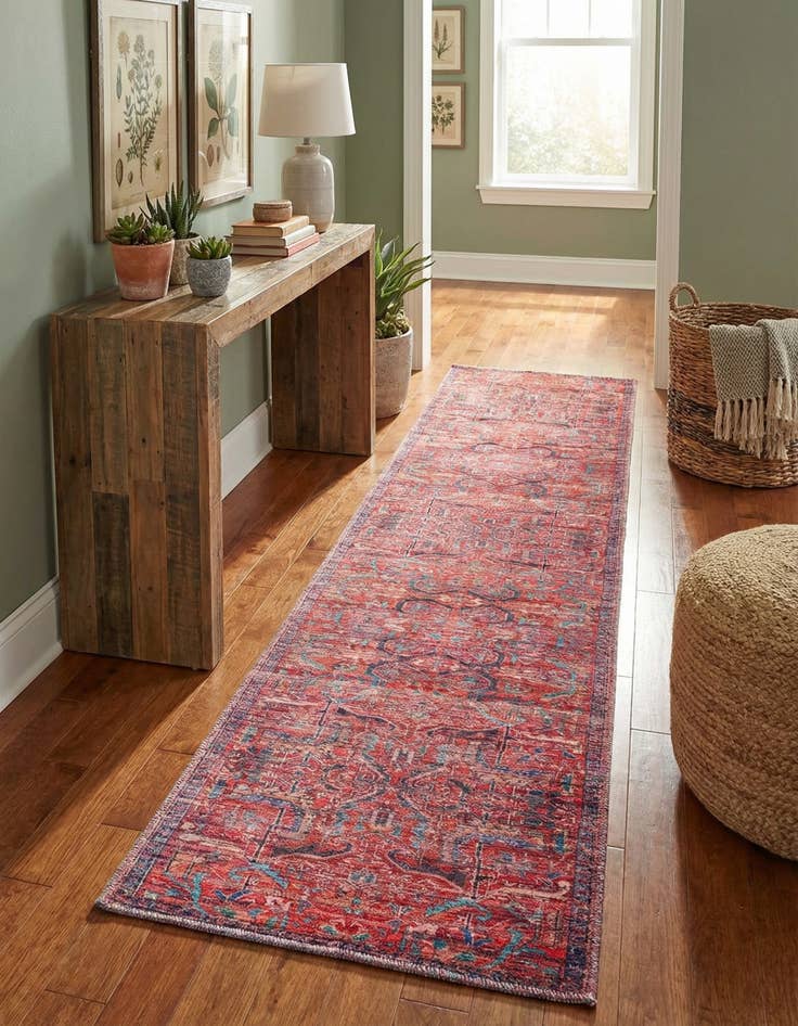 Detail image of 2' x 10' Washable Maahru Runner Rug