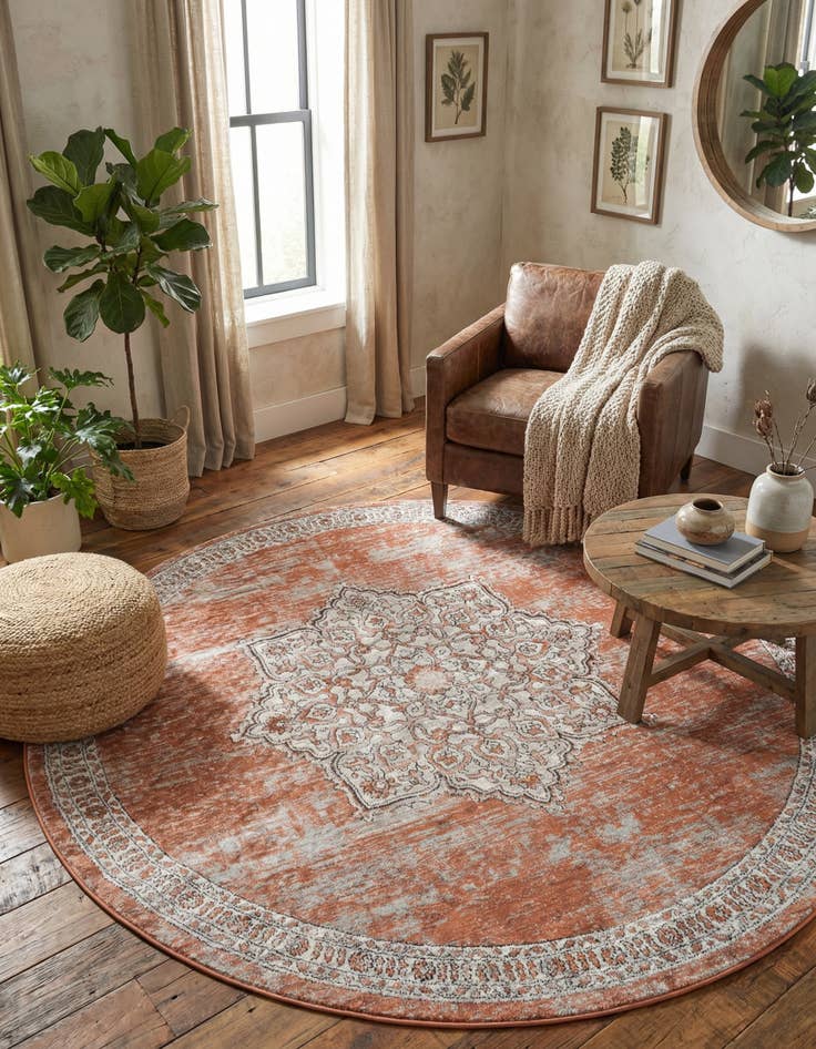 Detail image of 10' x 10' Nyla Round Rug