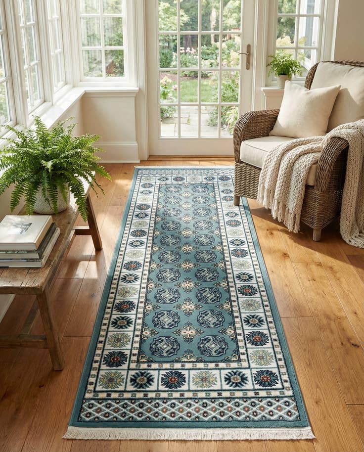 Detail image of 2' x 6' Nain Design Runner Rug