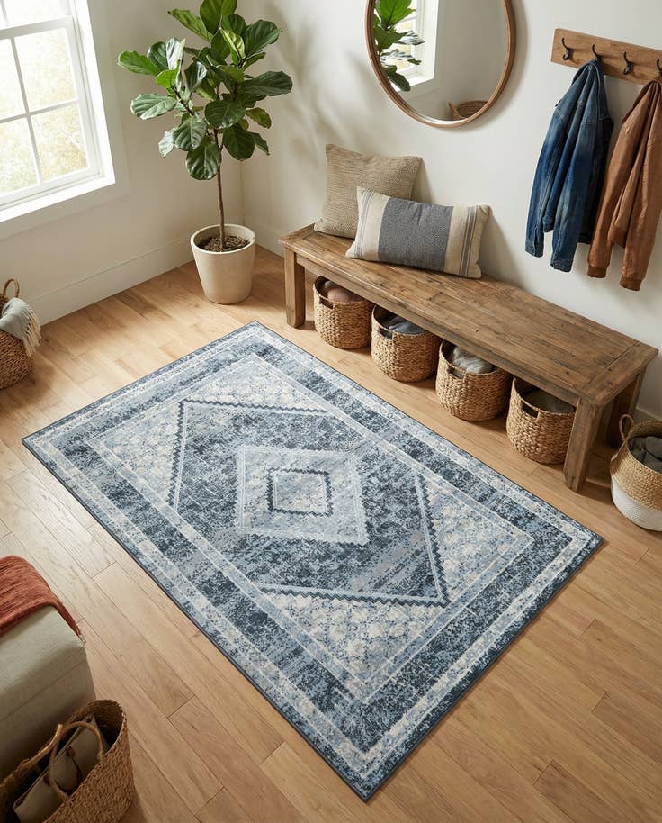 Detail image of 4' x 6' Kamala Washable Rug