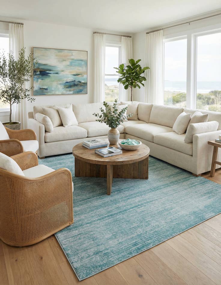 Detail image of Jill Zarin 6' 1 x 9' Uptown Rug