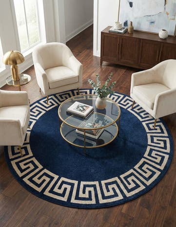 7' 10 x 7' 10 Hera Round Rug
