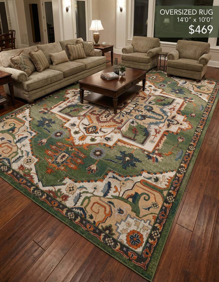 Detail image of 10' x 14' Isabella Rug