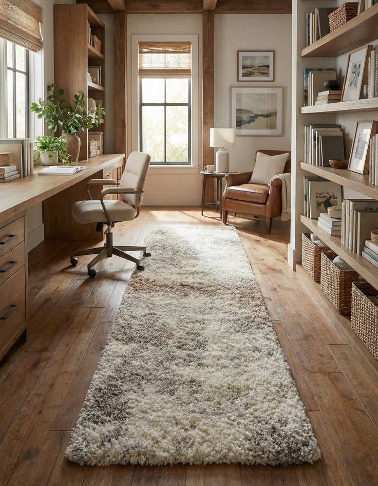 Detail image of 2' 7 x 13' Soft Touch Shag Runner Rug