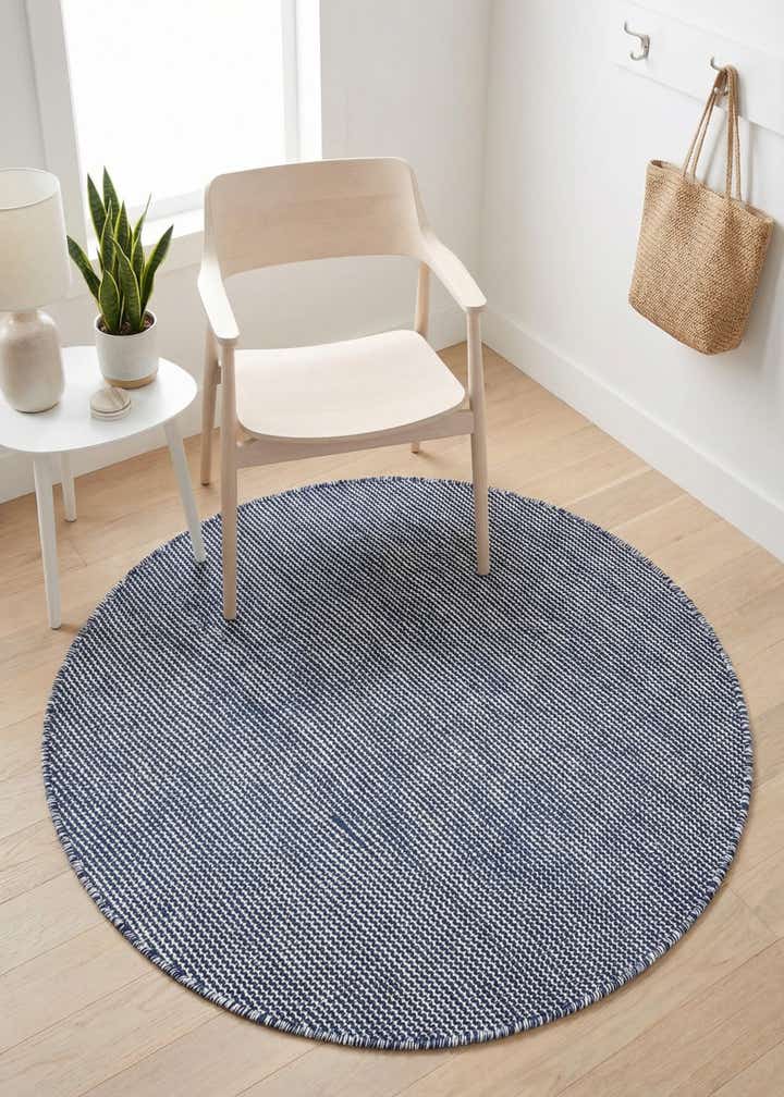 3' 3 x 3' 3 Easy-Clean Jill Zarin Palm Springs Indoor / Outdoor Round Rug