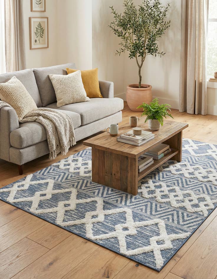 Detail image of 4' 5 x 6' Sabrina Soto Casa Valencia Rug