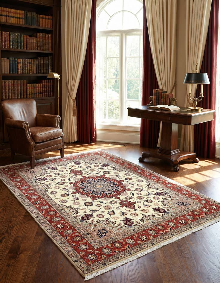 Detail image of 5' 1 x 6' 9 Tabriz Rug