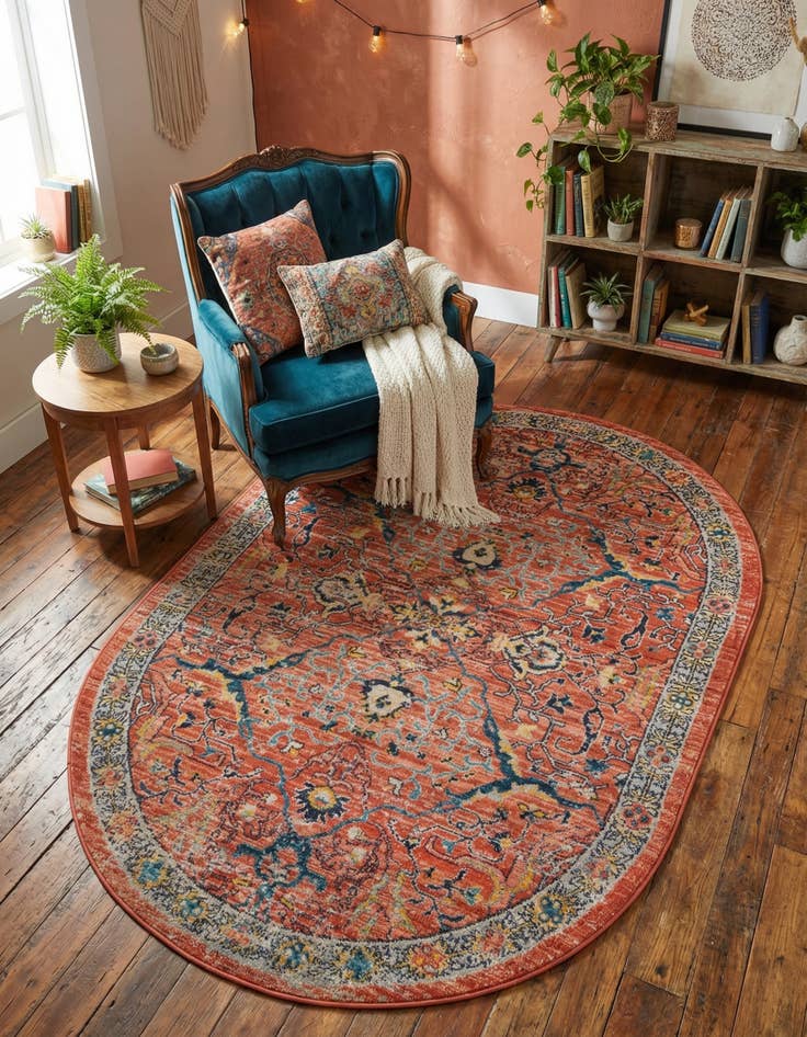 Detail image of 4' x 6' Lola Oval Rug